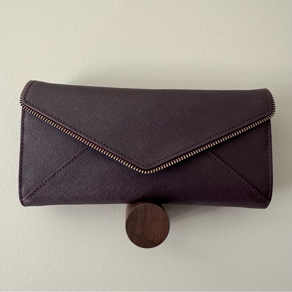 REBECCA MINKOFF CLEO WALLET ON A CHAIN CONVERTIBLE CROSSBODY CLUTCH PURSE - Picture 4 of 13